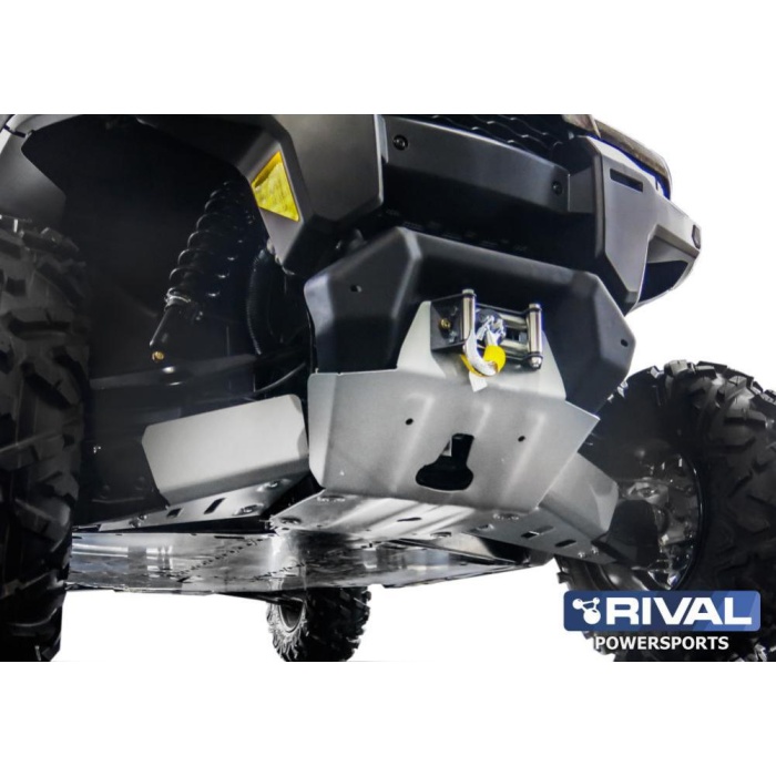 Kit Scuturi Protectie, Can-Am Defender, Traxter, Max, 2016-2019, Aluminiu 6mm, Rival - imagine 2