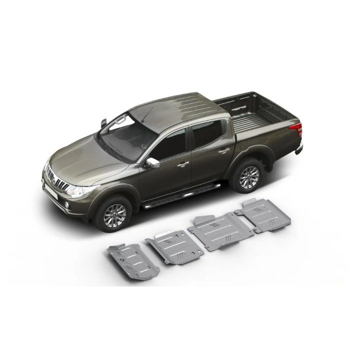 Kit Complet Fiat Fullback 2,4D 2016+, Aluminiu 6mm Rival - imagine 2