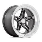 Janta aliaj American Racing Vintage VN514 GROOVE 18X8 5x120.7 ANTHRACITE W/ DIAMOND CUT LIP ET 0 CB 72.56 VN514AD18803400
