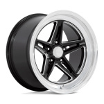 Janta aliaj American Racing Vintage VN514 GROOVE 18X8 5x120.7 GLOSS BLACK W/ DIAMOND CUT LIP ET 0 CB 72.56 VN514BE18803400