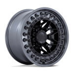 Janta aliaj Black Rhino ALPHA 17X9 6x139.7 MATTE BLACK W/ GUNMETAL LIP ET 0 CB 106.1 BR008MA17906800