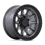 Janta aliaj Black Rhino CALICO 17X8.5 5x120 MATTE GUNMETAL W/ MATTE BLACK LIP ET 34 CB 74.1 BR001AB17855234
