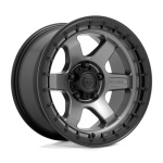 Janta aliaj Fuel 1PC D752 BLOCK 17X9 6x139.7 MATTE GUNMETAL W/ BLACK RING ET 1 CB 106.1 D75217908450