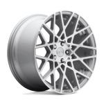 Janta aliaj Rotiform 1PC R110 BLQ 18X8.5 5x112 GLOSS SILVER MACHINED ET 35 CB 66.56 R1101885F8+35