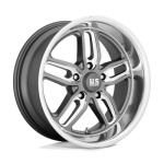 Janta aliaj US Mag 1PC U129 CTEN 20X10 5x120.7 MATTE GUN METAL MILLED ET 1 CB 72.56 U12920006155