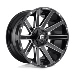 Janta aliaj Fuel 1PC D615 CONTRA 20X10 6x135 / 6x139.7 GLOSS BLACK MILLED ET -19 CB 106.1 D61520009846