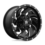 Janta aliaj Fuel 1PC D574 CLEAVER 20X12 5x114.3 / 5x127 GLOSS BLACK MILLED ET -44 CB 78.1 D57420202647