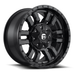 Janta aliaj Fuel 1PC D596 SLEDGE 18X8 5x110 / 5x127 MATTE BLACK GLOSS BLACK LIP ET 35 CB 72.56 D5961880C159