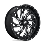 Janta aliaj ATV SSV UTV Fuel UTV GLOSS BLACK MILLED 18x7 4X137 ET13 CB110.1 D6411870A644BRW