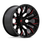 Janta aliaj Fuel 1PC D823 FLAME 22X12 6x139.7 GLOSS BLACK MILLED W/ CANDY RED ET -44 CB 106.1 D82322208447