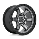 Janta aliaj Fuel 1PC D698 KICKER 17X9 6x114.3 MATTE GUN METAL BLACK BEAD RING ET 12 CB 66.06 D69817908755