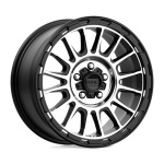 Janta aliaj KMC KM542 IMPACT 17X8 5x114.3 SATIN BLACK MACHINED ET 35 CB 72.56 KM54278012535