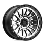 Janta aliaj KMC KM542 IMPACT 17X9 5x127 SATIN BLACK MACHINED ET 18 CB 71.5 KM54279050518