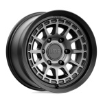 Janta aliaj KMC KM719 CANYON 17X8.5 5x127 SATIN BLACK W/ GRAY TINT ET 0 CB 71.5 KM71978550400