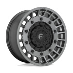 Janta aliaj Fuel 1PC D726 MILITIA 17X9 6x135 / 6x139.7 MATTE ANTHRACITE & BLACK ET 1 CB 106.1 D72617909850