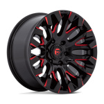 Janta aliaj Fuel 1PC D829 QUAKE 18X9 6x139.7 GLOSS BLACK MILLED RED TINT ET 1 CB 106.1 D82918908450