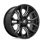 Janta aliaj Fuel 1PC D711 RAGE 20X9 5x127 / 5x139.7 GLOSS BLACK MILLED ET 1 CB 87.1 D71120905750