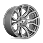 Janta aliaj Fuel 1PC D713 RAGE PLATINUM 20X10 6x135 / 6x139.7 BRUSHED GUN METAL TINTED CLEAR ET -18 CB 106.1 D71320009847