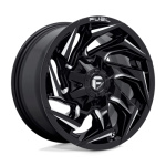 Janta aliaj Fuel 1PC D753 REACTION 20X9 5x114.3 / 5x127 GLOSS BLACK MILLED ET 1 CB 78.1 D75320902650