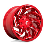 Janta aliaj Fuel 1PC D754 REACTION 20X10 5x114.3 / 5x127 CANDY RED MILLED ET -18 CB 78.1 D75420002647