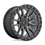 Janta aliaj Fuel 1PC D680 REBEL 18X9 5x150 MATTE GUN METAL BLACK BEAD RING ET 20 CB 110.1 D68018905657