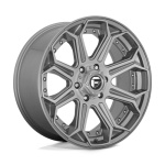 Janta aliaj Fuel 1PC D705 SIEGE 22X10 6x139.7 BRUSHED GUN METAL TINTED CLEAR ET -18 CB 106.1 D70522008447