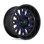 Janta aliaj Fuel 1PC D645 STROKE 18X9 6x135 / 6x139.7 GLOSS BLACK BLUE TINTED CLEAR ET 20 CB 106.1 D64518909857