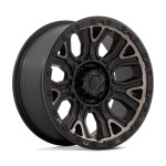 Janta aliaj Fuel 1PC D824 TRACTION 20X9 6x139.7 MATTE BLACK W/ DOUBLE DARK TINT ET 1 CB 106.1 D82420908450