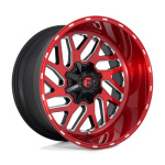 Janta aliaj Fuel 1PC D691 TRITON 20X10 5x114.3 / 5x127 CANDY RED MILLED ET -18 CB 78.1 D69120002647