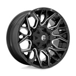 Janta aliaj Fuel 1PC D769 TWITCH 20X9 6x135 / 6x139.7 GLOSSY BLACK MILLED ET 1 CB 106.1 D76920909850