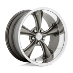 Janta aliaj American Racing Vintage VN338 BOSS TT 20X8.5 5x120.7 GRAPHITE W/ DIAMOND CUT LIP ET 2 CB 72.56 VN338208534902US