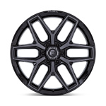 Janta aliaj Fuel 1PC FLUX 22X10 6x139.7 GLOSS BLACK BRUSH FC GRAY DDT ET -18 CB 106.1 FC854BT22106818N - imagine 3