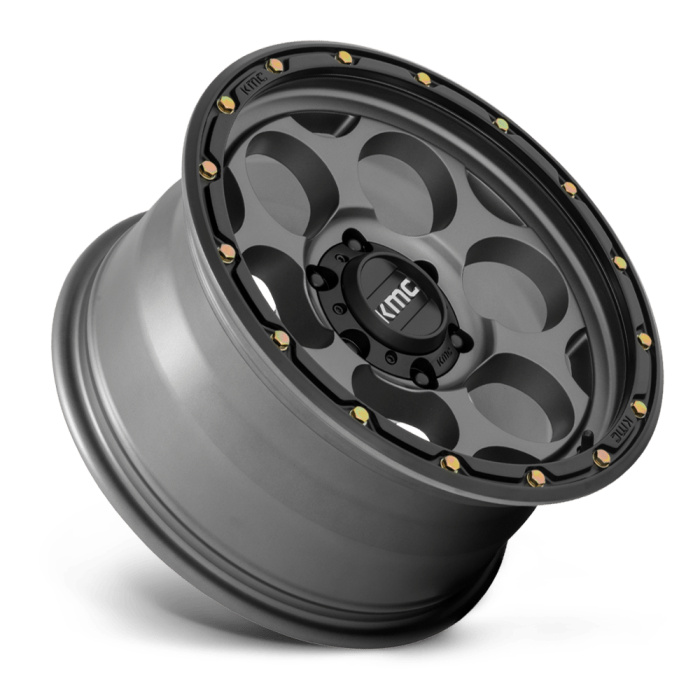 Janta aliaj KMC KM541 DIRTY HARRY 17X8.5 5x127 SATIN GRAY W/ BLACK LIP ET 18 CB 71.5 KM54178550918 - imagine 2