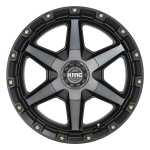 Janta aliaj KMC KM101 TEMPO 17X9 5x127 / 5x139.7 SATIN BLACK ET 0 CB 78.1 KM10179035700 - imagine 2