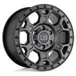 Janta aliaj Black Rhino MIDHILL 16X8 5x160 MATTE GUNMETAL W/ BLACK BOLTS ET 45 CB 65.07 1680MHL455160G65