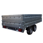 Remorca auto 2000kg cargo cu obloane de otel REPO SSD 3116 3100 x 1600mm - imagine 4