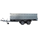 Remorca auto 2000kg cargo cu obloane de otel REPO SSD 3116 3100 x 1600mm