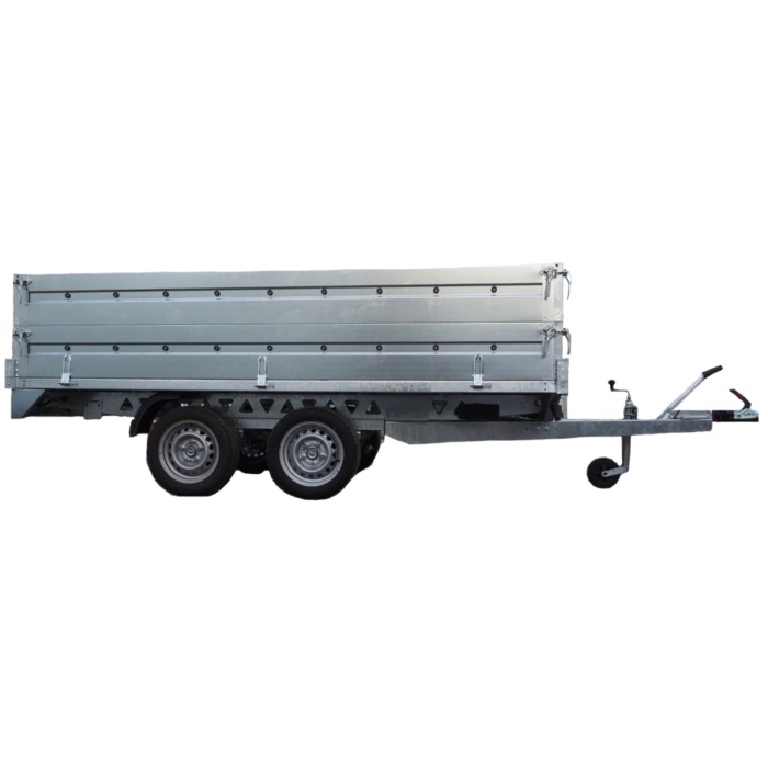 Remorca auto 2000kg cargo cu obloane de otel REPO SSD 3116 3100 x 1600mm - imagine 5