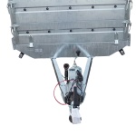 Remorca auto 2000kg cargo cu obloane de otel REPO SSD 3116 3100 x 1600mm - imagine 3