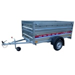 Remorca auto 750 Kg obloane duble basculabila REPO RDS 2600 x 1350 x 780mm