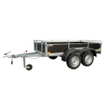Remorca auto 750 Kg dublu ax REPO QRDP 2400 X 1250 X 390 mm