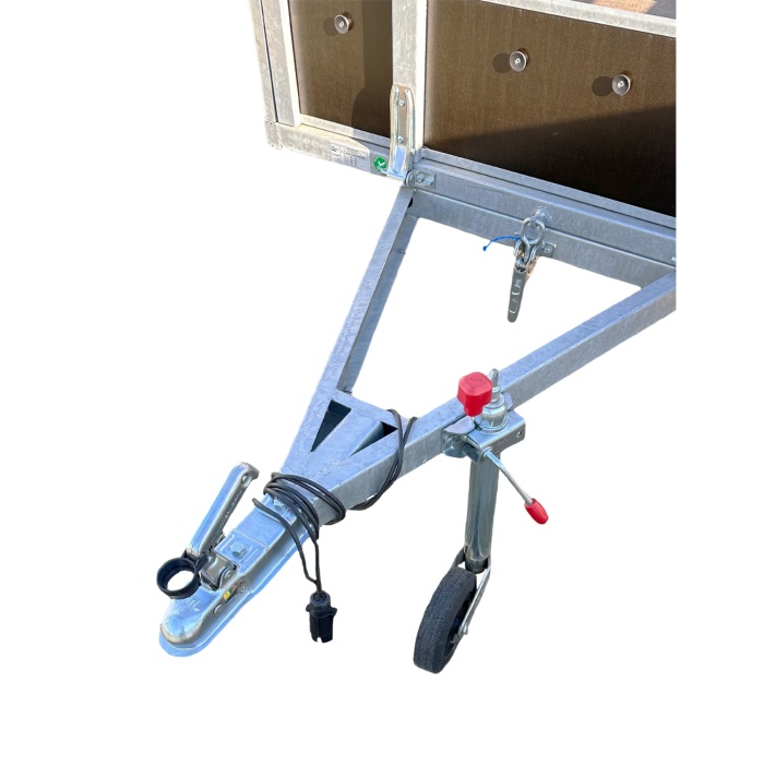 Remorca auto 750 Kg dublu ax REPO QRDP 2400 X 1250 X 390 mm - imagine 3