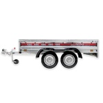 Remorca auto 750kg dublu ax REPO QRDS 2400 x 1250 x 390 mm