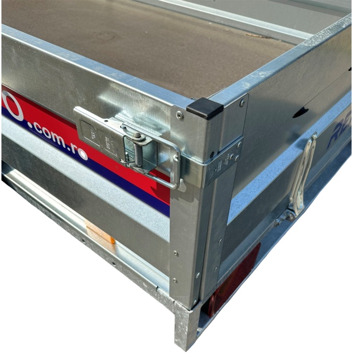 Remorca auto 750kg dublu ax REPO QRDS 2400 x 1250 x 390 mm - imagine 3