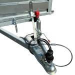 Remorca auto 750kg dublu ax REPO QRDS 2400 x 1250 x 390 mm - imagine 4