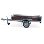 Remorca auto 750kg basculabila REPO RDP 2400 x 1250 x 390 mm