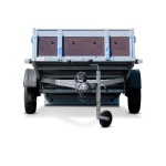 Remorca auto 750kg basculabila REPO RDP 2400 x 1250 x 390 mm - imagine 4