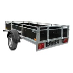 Remorca auto 750kg basculabila REPO RDP 2400 x 1250 x 390 mm - imagine 3