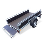 Remorca auto 750kg basculabila REPO RDP 2400 x 1250 x 390 mm - imagine 2