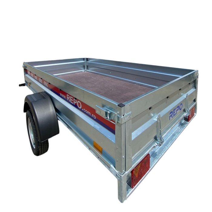 Remorca auto 750 Kg basculabila  REPO RDS 2400 X 1250 X 390 mm - imagine 4